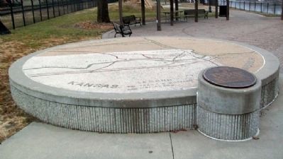 Leavenworth Landing Park Marker. Click for full size. Leavenworth Landing Park Marker image. Click for full size.