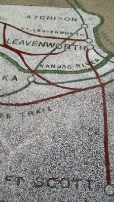 Map at Leavenworth Landing Park image. Click for full size.