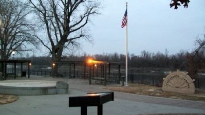 Leavenworth Landing Park. Click for full size. Leavenworth Landing Park image. Click for full size.