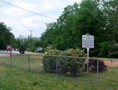 Townville Presbyterian Church Marker -<br>Oconee County in Background image. Click for full size.