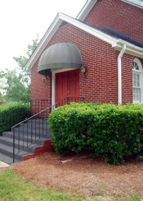 Townville Presbyterian Church Entrance image. Click for full size.