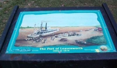 The Port of Leavenworth Marker image. Click for full size.