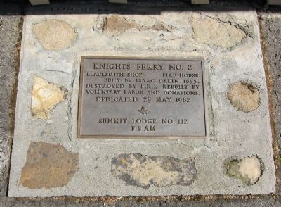 Knights Ferry No. 2 Marker. Click for full size. Knights Ferry No. 2 Marker image. Click for full size.