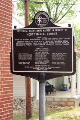 Henry McNeal Turner Marker image. Click for full size.