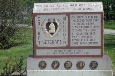 Combat Wounded Veterans Marker image. Click for full size.