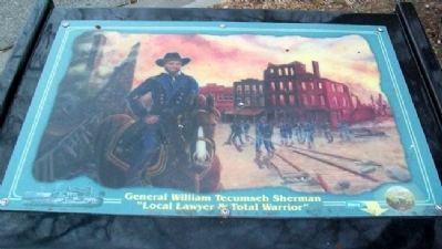 General William Tecumseh Sherman Marker image. Click for full size.