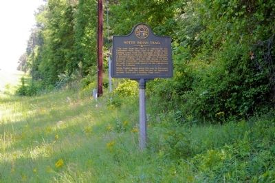 Noted Indian Trail Marker. Click for full size. Noted Indian Trail Marker image. Click for full size.