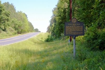 Noted Indian Trail Marker. Click for full size. Noted Indian Trail Marker image. Click for full size.