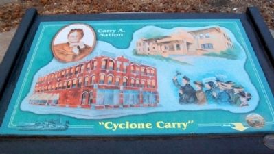 Cyclone Carry [sic - Carrie] Marker image. Click for full size.