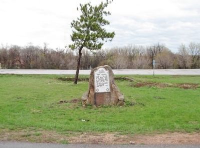 Pond Mission Site and Marker image. Click for full size.