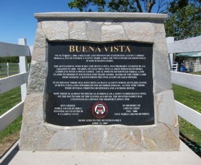 Buena Vista Marker. Click for full size. Buena Vista Marker image. Click for full size.