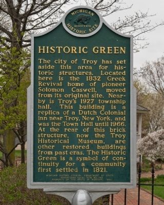 Historic Green Marker image. Click for full size.