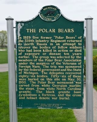 The Polar Bears Marker (reverse side) image. Click for full size.