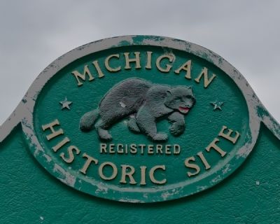 Polar Bear Memorial and Burial Site Marker Detail image. Click for full size.