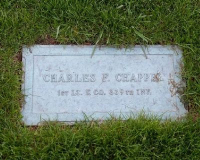 Charles F. Chappel - 1st Lt. K Co. 339th Inf. image. Click for full size.