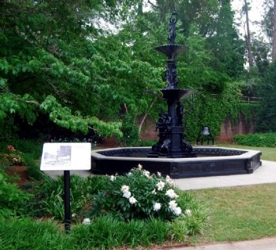 Robert Anderson Memorial Fountain and Marker image. Click for full size.