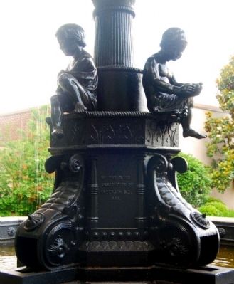 Robert Anderson Memorial Fountain -<br>Southeast Base image. Click for full size.