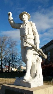 World War I Memorial Statue. Click for full size. World War I Memorial Statue image. Click for full size.