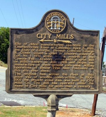 City Mills Marker image. Click for full size.