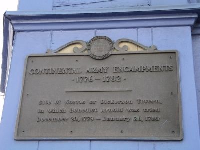 Continental Army Encampments Marker image. Click for full size.
