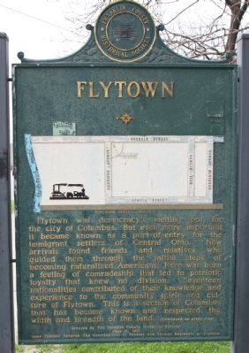 Flytown Marker, Side One image. Click for full size.