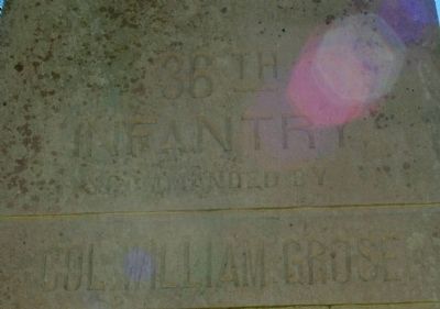 36th Indiana Infantry Marker image. Click for full size.