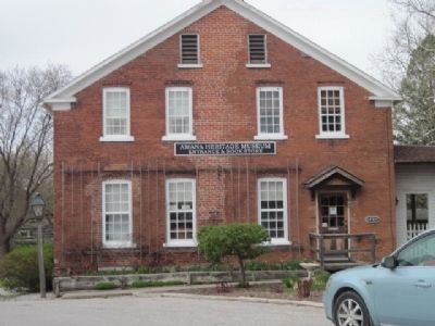 The Amana Heritage Museum in the village of Amana image. Click for full size.