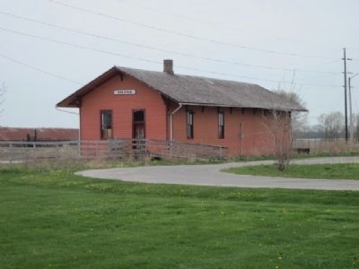 Historic Amana Colonies Train Depot image. Click for full size.