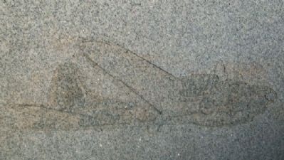 Plane on World War II Memorial. Click for full size. Plane on World War II Memorial image. Click for full size.