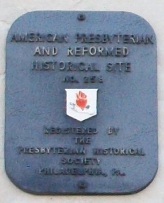 First Presbyterian Church Marker. Click for full size. First Presbyterian Church Marker image. Click for full size.