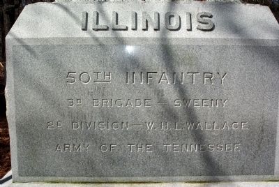 50th Illinois Infantry Marker image. Click for full size.