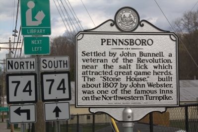 Pennsboro Marker image. Click for full size.