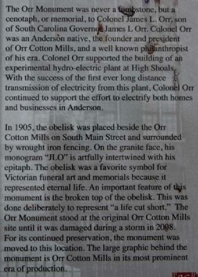 Orr Monument Marker image. Click for full size.