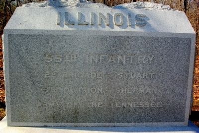 55th Illinois Infantry Marker image. Click for full size.