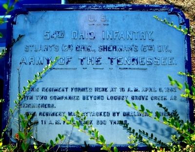 54th Ohio Infantry Marker image. Click for full size.