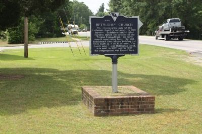 Bethlehem Church Marker along Broad River Road (US 176). Click for full size. Bethlehem Church Marker along Broad River Road (US 176) image. Click for full size.