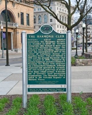 Harmonie Club Marker image. Click for full size.