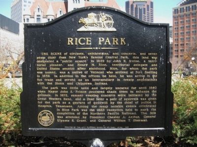 Rice Park Marker image. Click for full size.