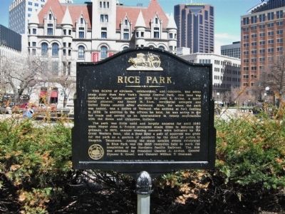 Rice Park Marker image. Click for full size.