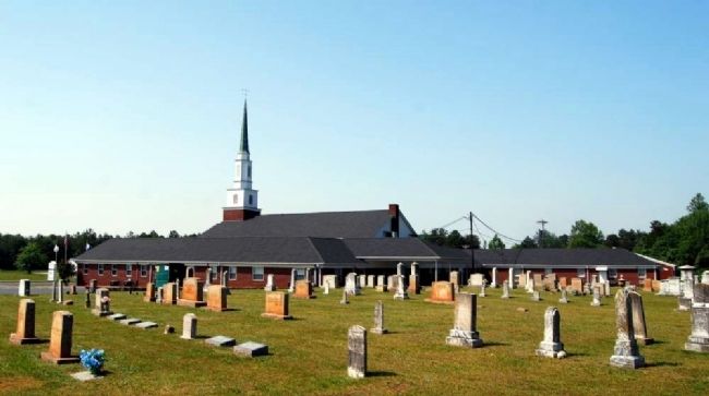Arrowood Baptist Church and Cemetery image. Click for full size.
