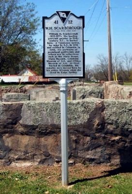 W.H. Scarborough Marker image. Click for full size.