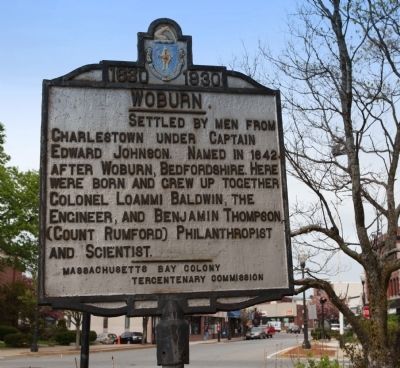 Woburn Marker. Click for full size. Woburn Marker image. Click for full size.