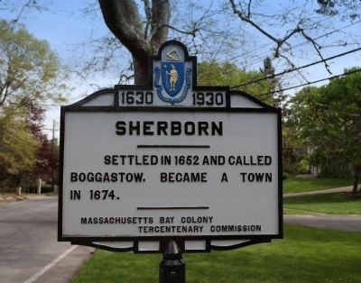 Sherborn Marker image. Click for full size.