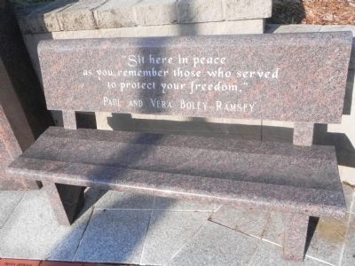 New Haven Veterans' Memorial Marker image. Click for full size.