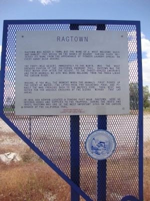 Ragtown Marker image. Click for full size.
