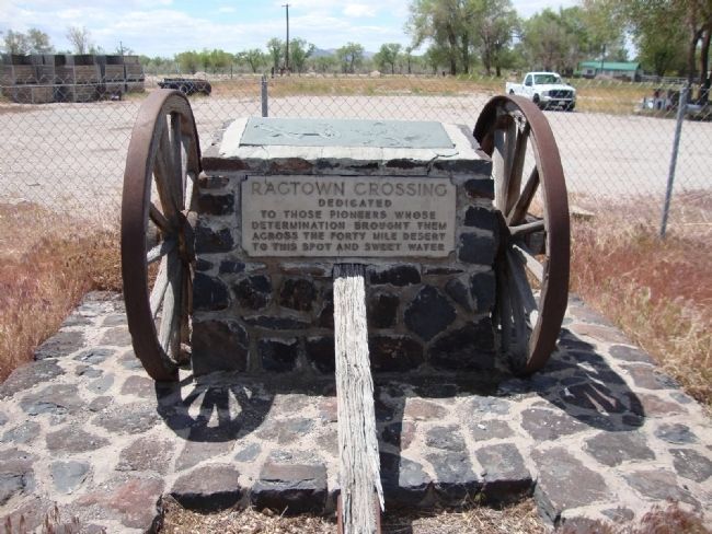 Ragtown Crossing Dedication Plaque image. Click for full size.