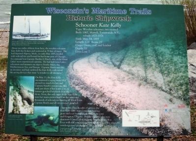 Schooner Kate Kelly Marker image. Click for full size.