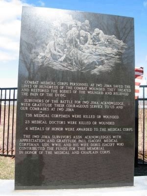 Monument to Medical Corps Personnel image. Click for full size.
