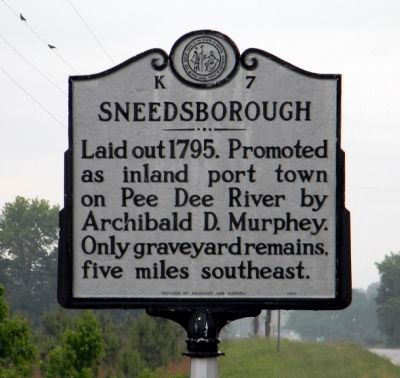 Sneedsborough Marker image. Click for full size.