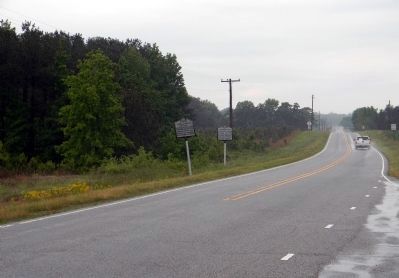 Wide view of the Sneedsborough Marker. Click for full size. Wide view of the Sneedsborough Marker image. Click for full size.